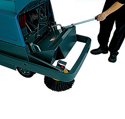 walk behind industrial floor sweeper