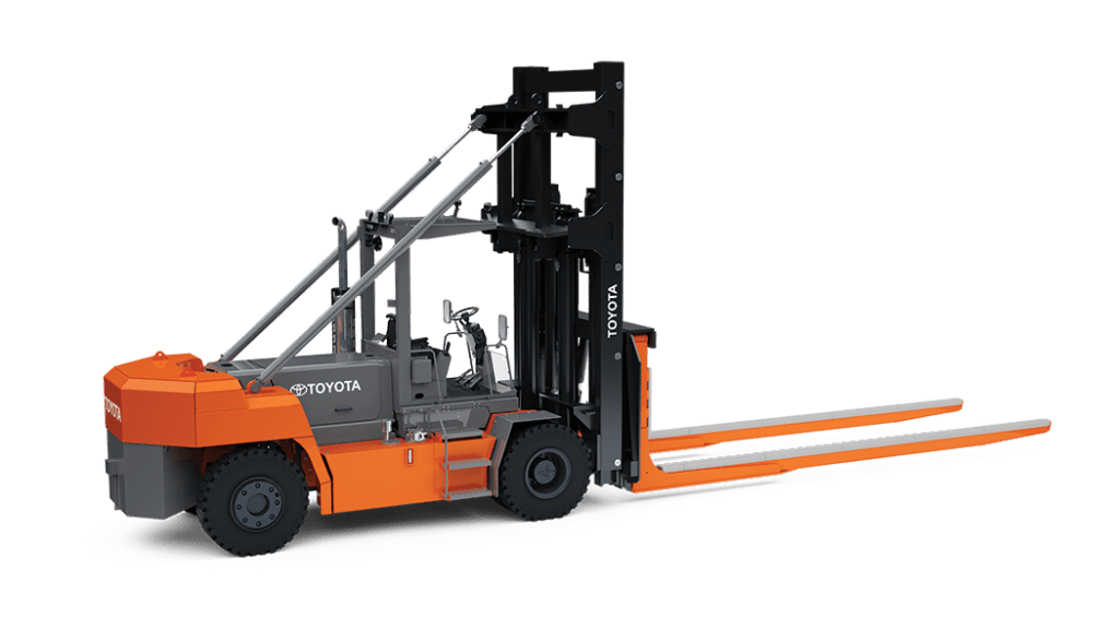 High Capacity Marina Forklift Side