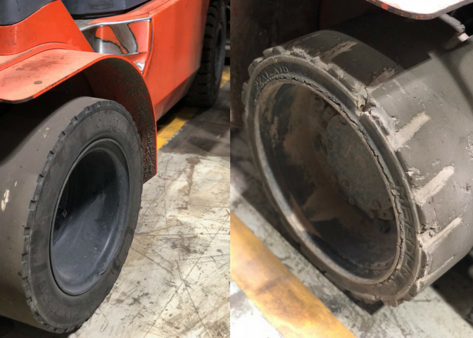 Can you put pneumatic tires on a cushion tire forklift? - FleetNow