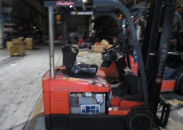 Used 2003 Toyota 3-WHEEL ELECTRIC FORKLIFT 7FBEU15 in Charlotte, NC - 1