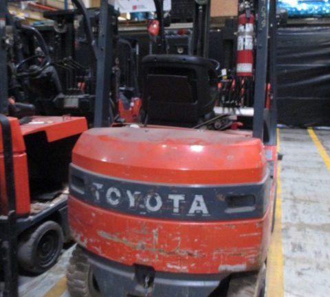 Used 2009 Toyota 4-WHEEL ELECTRIC FORKLIFT 7FBH25 in Charlotte, NC - 1