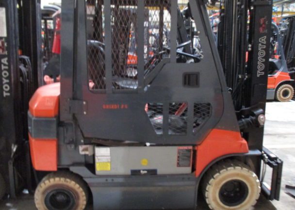 Used 2010 Toyota 4-WHEEL ELECTRIC FORKLIFT 7FBH25 in Charlotte, NC - 1