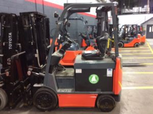 Used 2010 Toyota 4-WHEEL ELECTRIC FORKLIFT 8FBCU25 in Charlotte, NC - 1