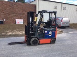 Used 2011 Toyota 4-WHEEL ELECTRIC FORKLIFT 8FBCU25 in Columbia, SC - 1