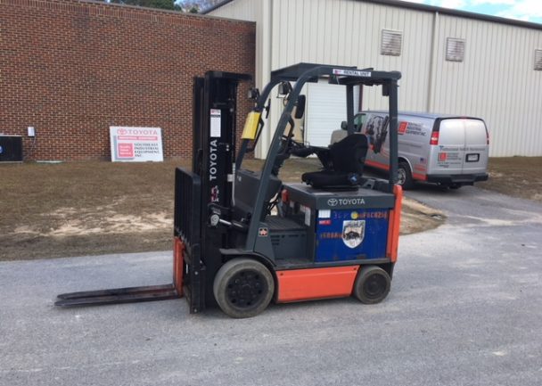 Used 2011 Toyota 4-WHEEL ELECTRIC FORKLIFT 8FBCU25 in Columbia, SC - 1