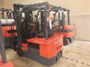 Used 2012 Toyota 3-WHEEL ELECTRIC FORKLIFT 7FBEU15 in Duncan, SC - 1