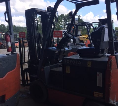 Used 2013 Toyota 4-WHEEL ELECTRIC FORKLIFT 8FBCU25 in Wilson, NC - 1