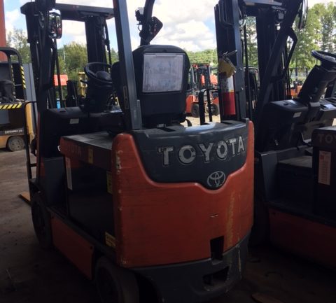 Used 2013 Toyota 4-WHEEL ELECTRIC FORKLIFT 8FBCU25 in Wilson, NC - 2