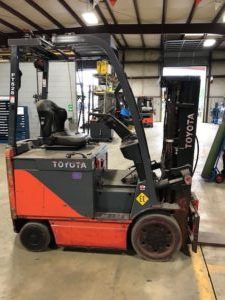 Used 2013 Toyota 4-WHEEL ELECTRIC FORKLIFT 8FBCU25 in Wilson, NC - 1