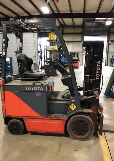 Used 2013 Toyota 4-WHEEL ELECTRIC FORKLIFT 8FBCU25 in Wilson, NC - 1