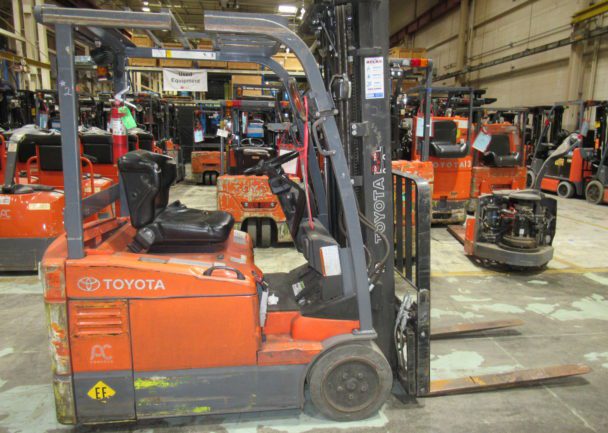 Used 2014 Toyota 3-WHEEL ELECTRIC FORKLIFT 7FBEU15 in Charlotte, NC - 1