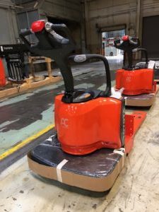 New 2018 Toyota END-CONTROLLED RIDER PALLET JACK 8HBE30 in Charlotte, NC - 1
