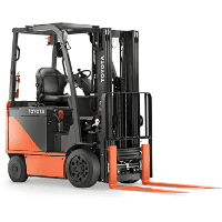 4-WHEEL ELECTRIC TOYOTA FORKLIFT